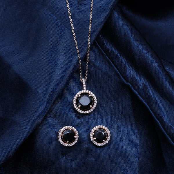 Midnight Aura Pendant Set