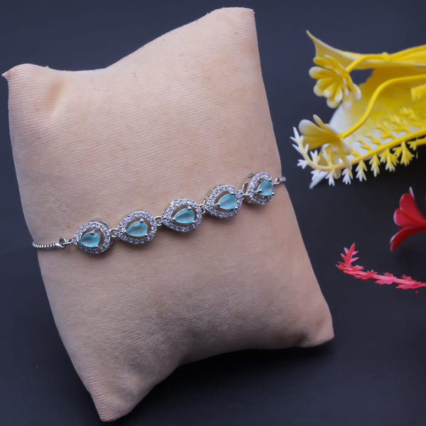 💧 Aqua Tears Crystal Bracelet